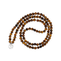 Collier Mala Oeil de tigre - 108 perles