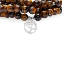 Collier Mala Oeil de tigre - 108 perles