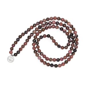 Collier Mala Rhodonite - 108 perles