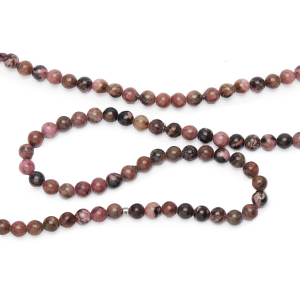 Collier Mala Rhodonite - 108 perles