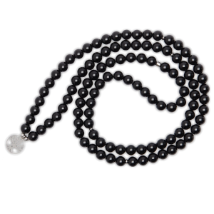 Collier Mala Onyx - 108 perles