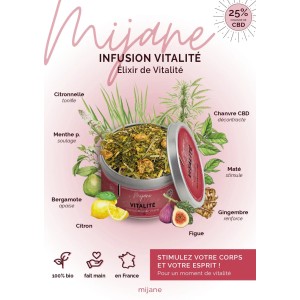 Infusion - CBD - BIO - Vitalité - 31g