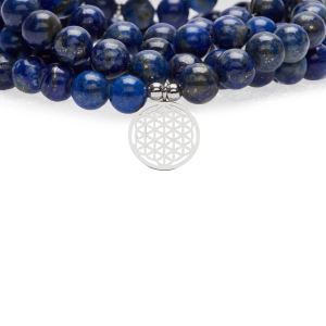 Collier Mala Lapis lazuli - 108 perles