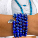 Collier Mala Lapis lazuli - 108 perles