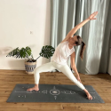 Tapis de yoga -  Samadhi gris - 4 mm