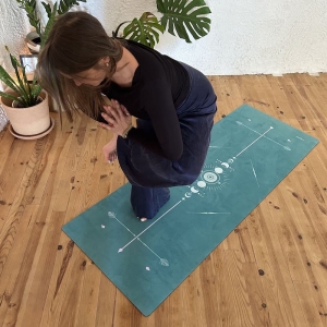 Tapis de yoga - Performance - Totem turquoise - 4 mm