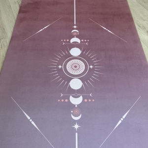 Tapis de yoga - Totem pêche - 4 mm