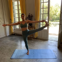 Tapis de yoga - Antidérapant - Samadhi Bleu - 4 mm