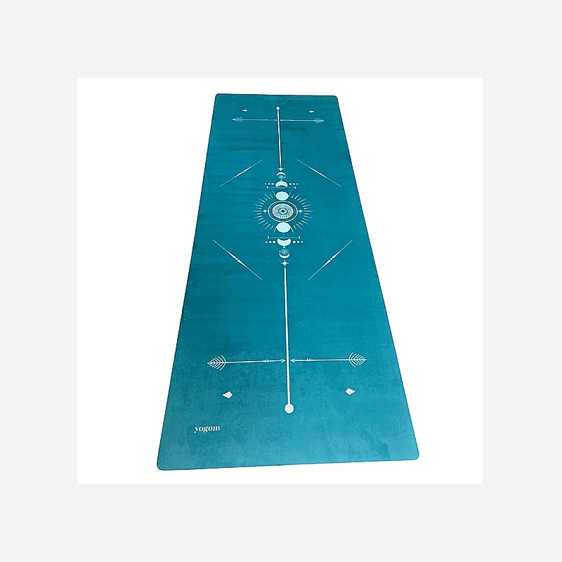 Tapis de yoga - Performance - Totem turquoise - 4 mm