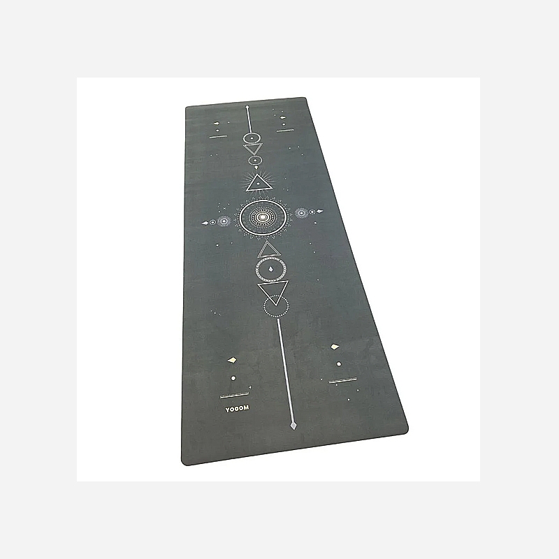 Tapis de yoga -  Samadhi gris - 4 mm