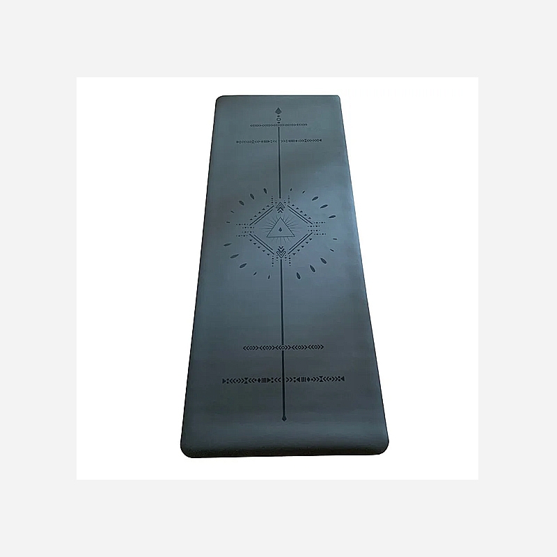 Tapis de yoga - Antidérapant - Ethique gris - 4 mm