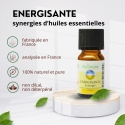 Huiles essentielles - Synergie - Energisante - 10 ml