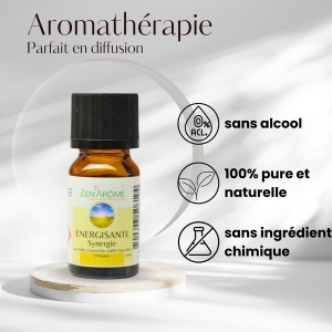 Huiles essentielles - Synergie - Energisante - 10 ml