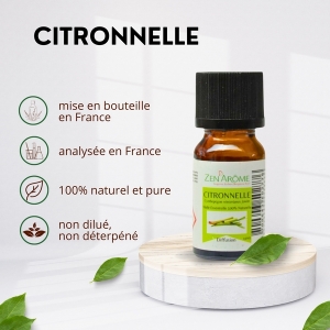 Huile essentielle - Citronnelle - 10 ml