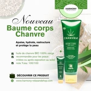 Baume corps - Chanvre - BIO - 150 ml