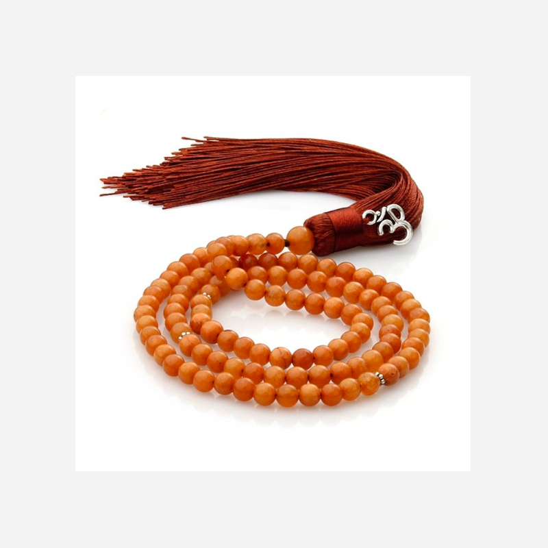 Collier Mala Aventurine - 108 Perles