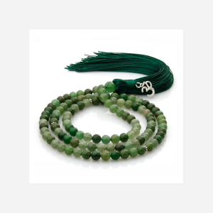 Collier Mala Aventurine - 108 Perles