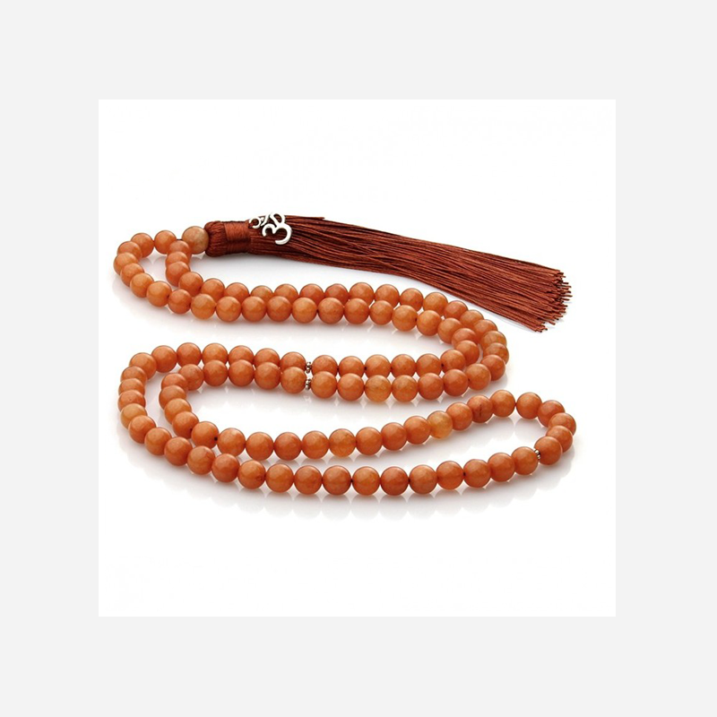 Collier Mala Aventurine - 108 perles - 8mm