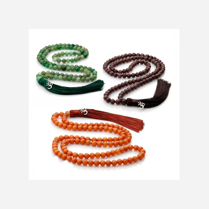 Collier Mala Aventurine - 108 perles - 8mm