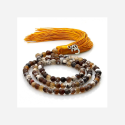 Collier Mala Agate - 108 Perles