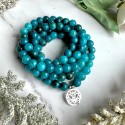 Collier Mala Apatite - 108 perles