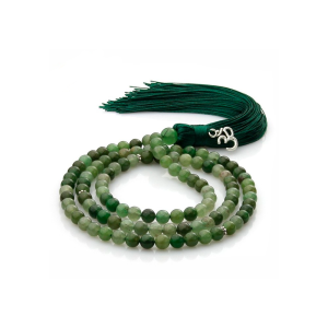 Collier Mala Aventurine - 108 Perles