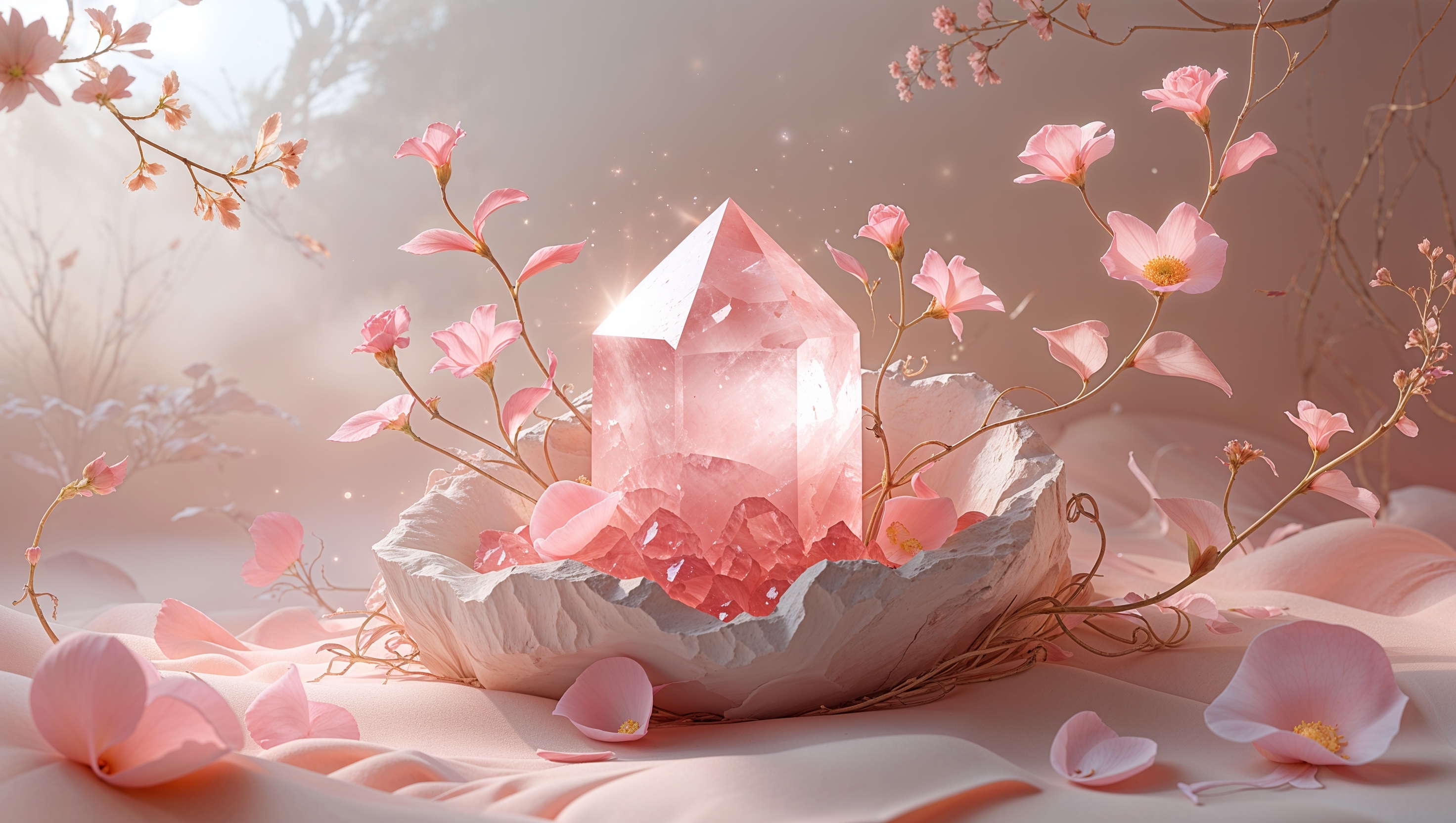 Le quartz rose : La pierre de l'amour par excellence
